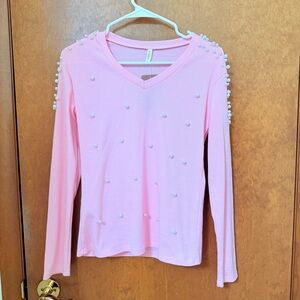 NWT Pink Pearl Long Sleeve